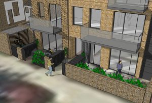 residential architect hackney infill site mixed use