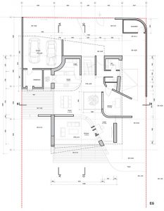 Ground floor plan cad architect design